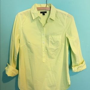 J. Crew button down, soft shade of lime green